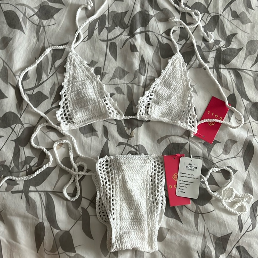 White string bikini